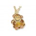 Monkey Pendant with Matching Gift Box